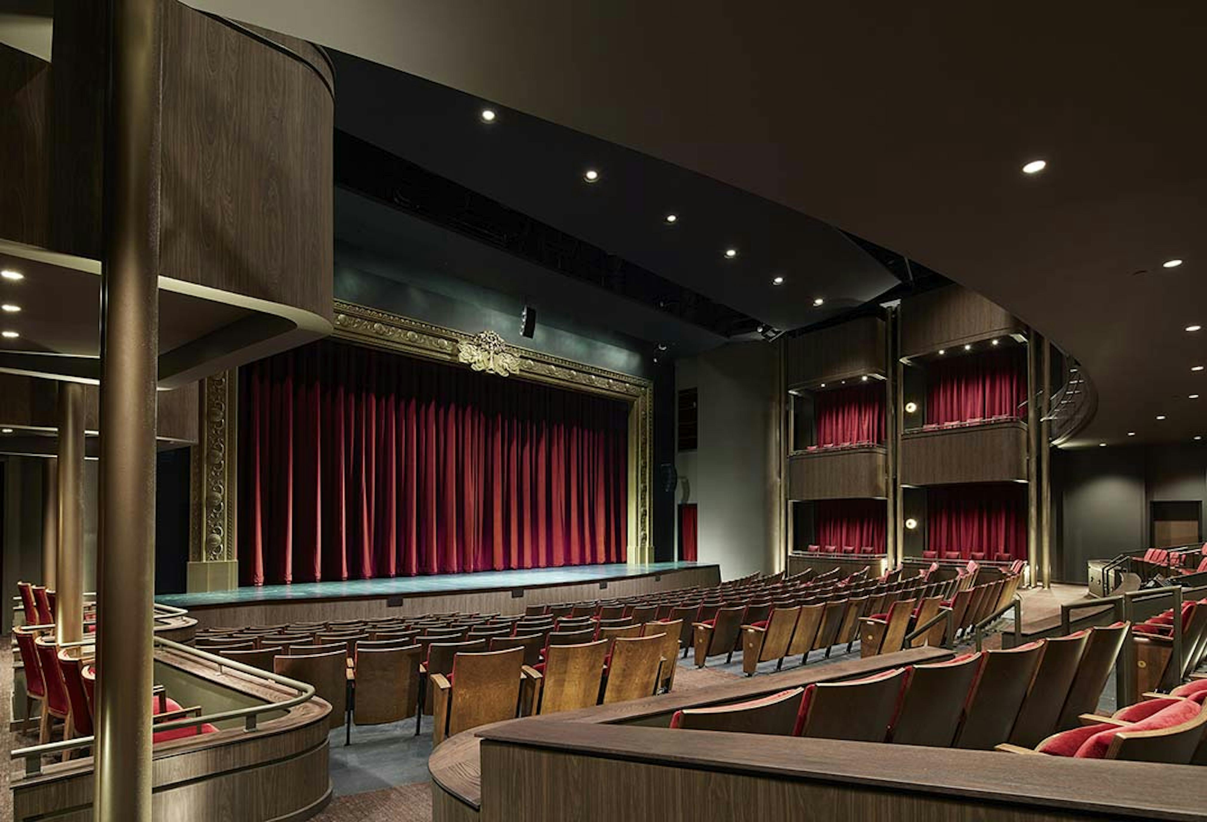 Fine Arts Center performance stage