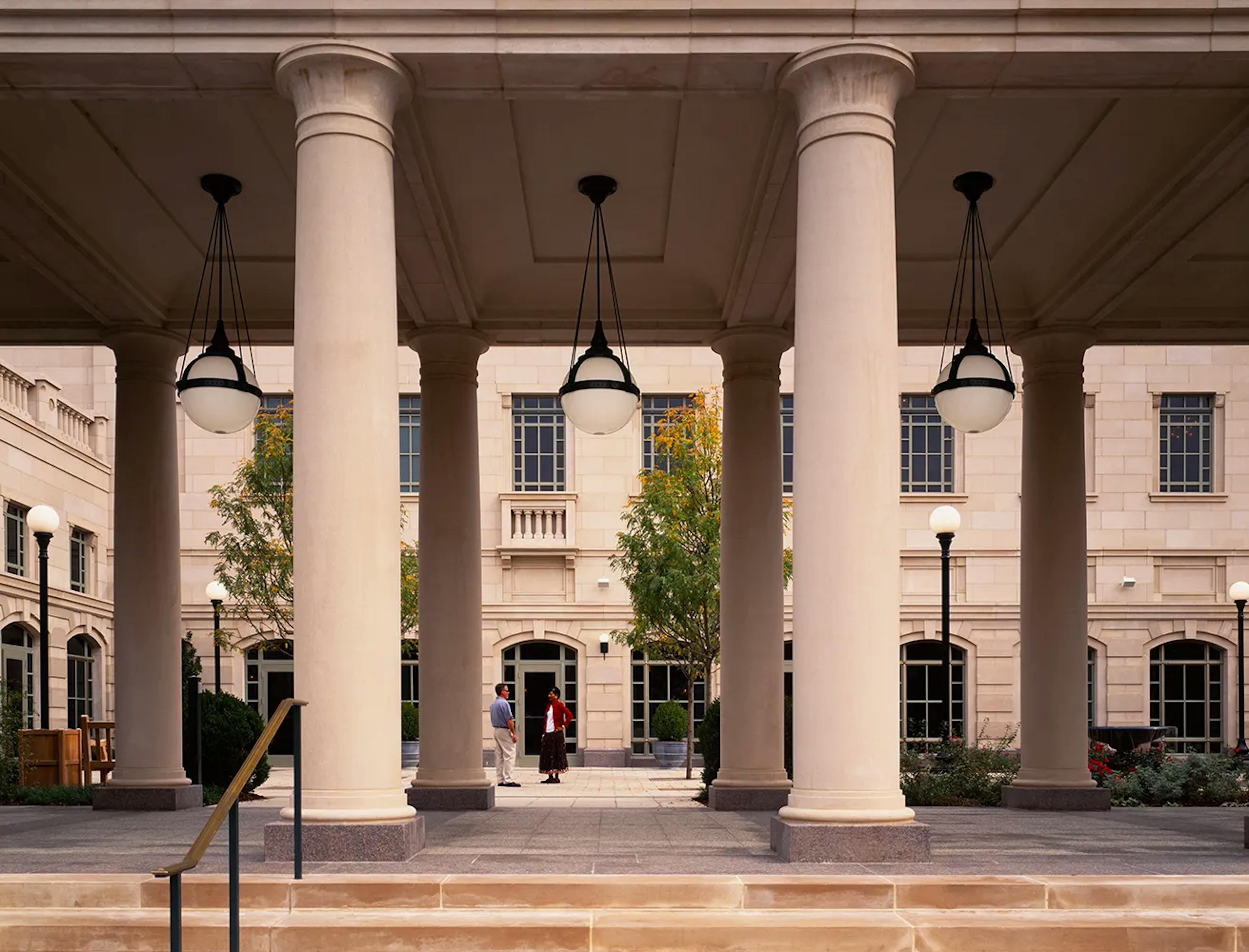 Colonnade from Fourth Ave