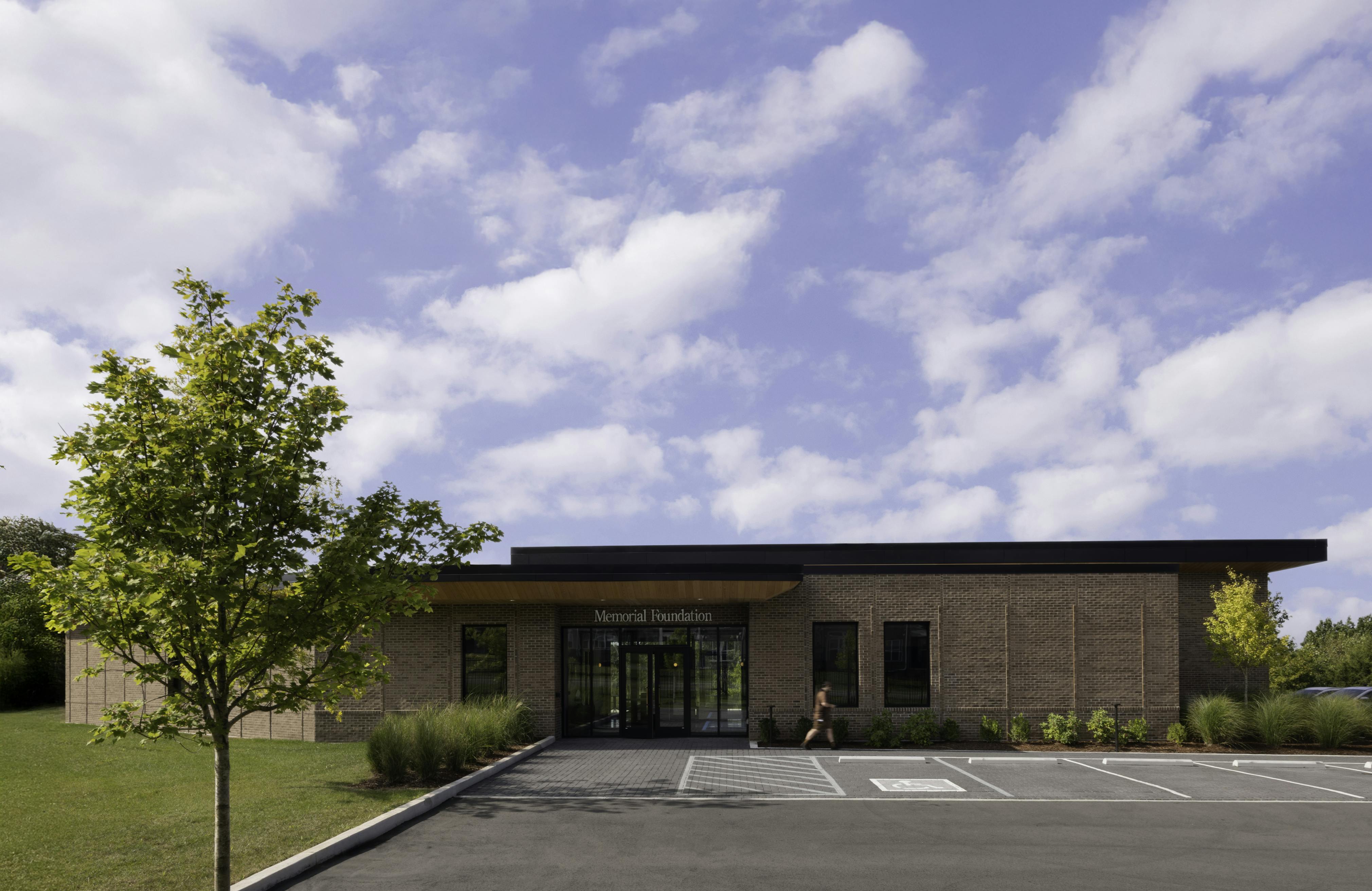 Hastings Memorial Foundation Front Elevation Extended Sky copy